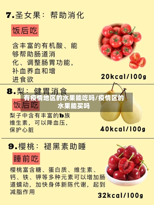 有疫情地区的水果能吃吗/疫情区的水果能买吗