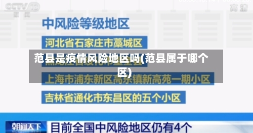 范县是疫情风险地区吗(范县属于哪个区)