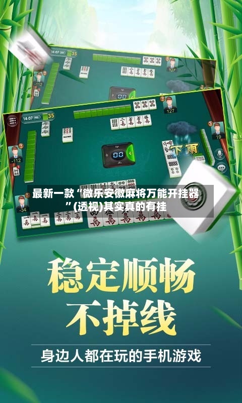 最新一款“微乐安徽麻将万能开挂器	”(透视)其实真的有挂-第2张图片