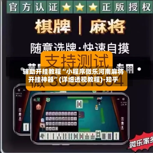 辅助开挂教程“小程序微乐河南麻将开挂神器”(详细透视教程)-知乎-第3张图片