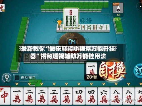 最新教你“微乐麻将小程序万能开挂器”揭秘透视辅助万能挂用法-第2张图片