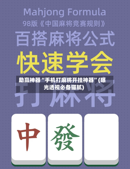 助赢神器“手机打麻将开挂神器”(曝光透视必备猫腻)-第2张图片