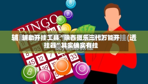 辅助开挂工具“陕西微乐三代万能开挂器”其实确实有挂