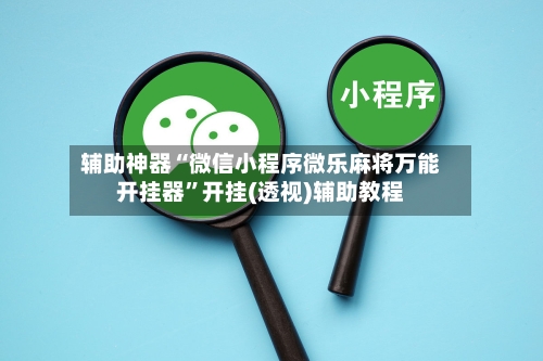 辅助神器“微信小程序微乐麻将万能开挂器	”开挂(透视)辅助教程-第2张图片