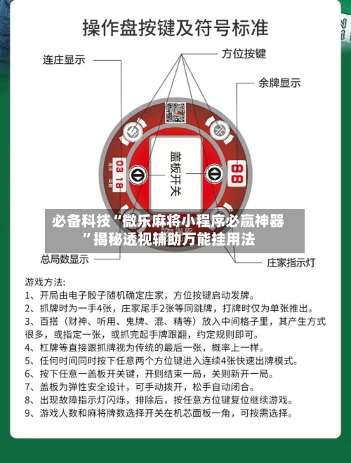 必备科技“微乐麻将小程序必赢神器”揭秘透视辅助万能挂用法