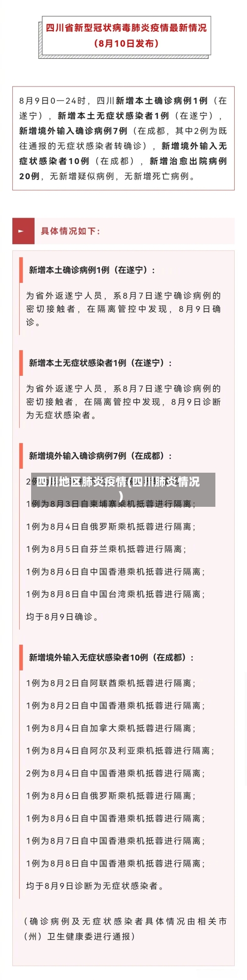 四川地区肺炎疫情(四川肺炎情况)