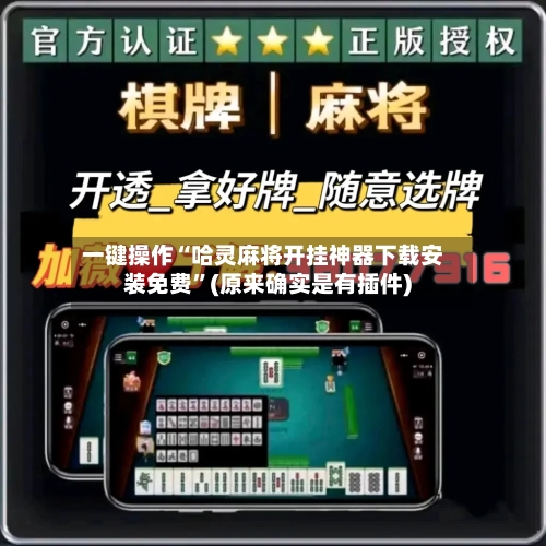 一键操作“哈灵麻将开挂神器下载安装免费”(原来确实是有插件)-第2张图片