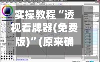 实操教程“透视看牌器(免费版)”(原来确实是有插件)