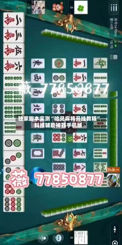 独家脚本实测“哈灵麻将开挂教程”科技辅助神器手机版
