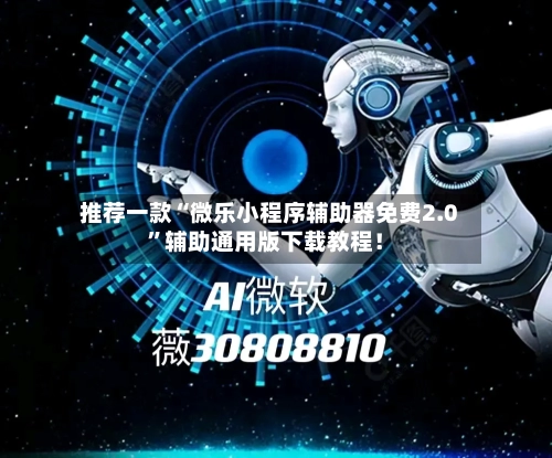 推荐一款“微乐小程序辅助器免费2.0	”辅助通用版下载教程！-第3张图片