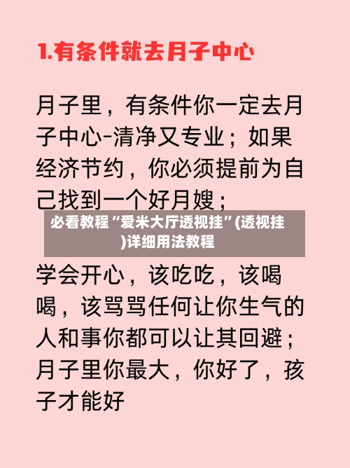 必看教程“爱米大厅透视挂	”(透视挂)详细用法教程-第2张图片