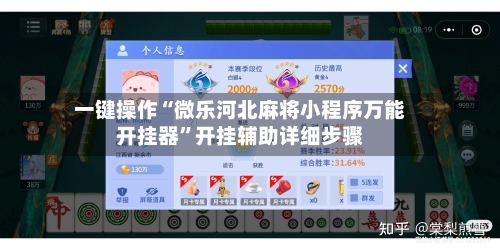 一键操作“微乐河北麻将小程序万能开挂器	”开挂辅助详细步骤-第2张图片
