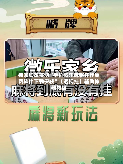 独家脚本实测“手机微乐麻将开挂免费软件下载安装	”（透视挂）辅助神器教程-第3张图片