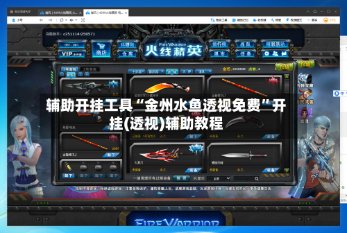 辅助开挂工具“金州水鱼透视免费”开挂(透视)辅助教程-第2张图片