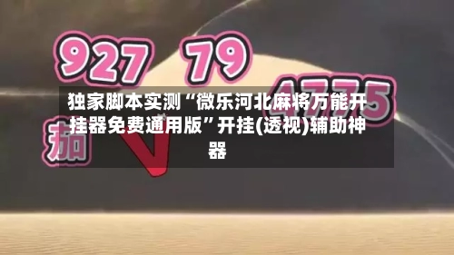 独家脚本实测“微乐河北麻将万能开挂器免费通用版”开挂(透视)辅助神器-第2张图片