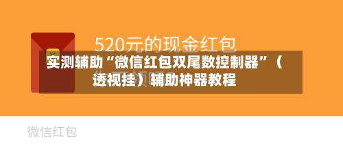 实测辅助“微信红包双尾数控制器	”（透视挂）辅助神器教程-第2张图片