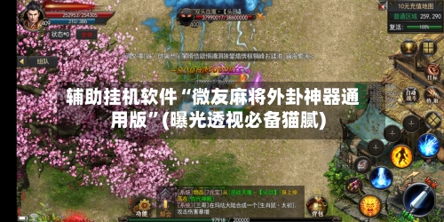 辅助挂机软件“微友麻将外卦神器通用版”(曝光透视必备猫腻)-第2张图片