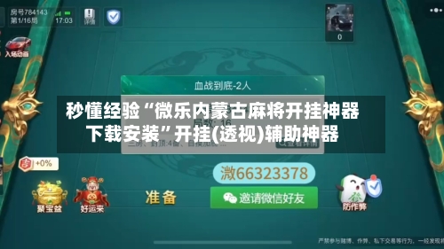 秒懂经验“微乐内蒙古麻将开挂神器下载安装	”开挂(透视)辅助神器-第2张图片