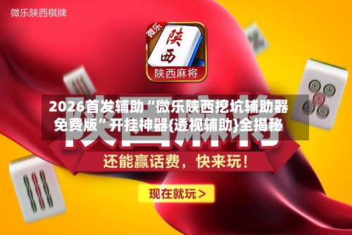 2026首发辅助“微乐陕西挖坑辅助器免费版”开挂神器{透视辅助}全揭秘-第2张图片