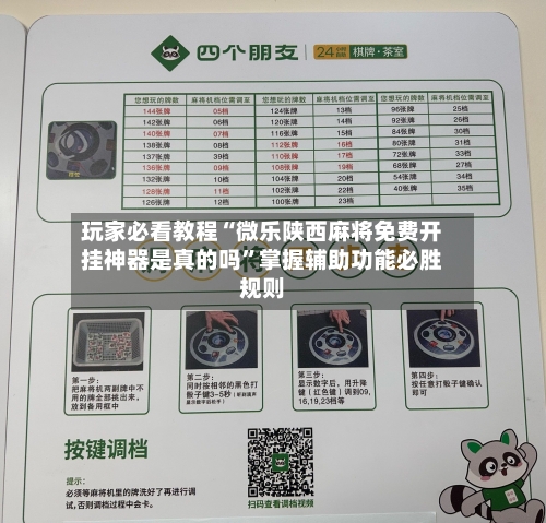 玩家必看教程“微乐陕西麻将免费开挂神器是真的吗”掌握辅助功能必胜规则-第3张图片