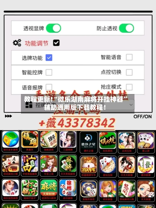 教程更新!“微乐湖南麻将开挂神器”辅助通用版下载教程！-第3张图片