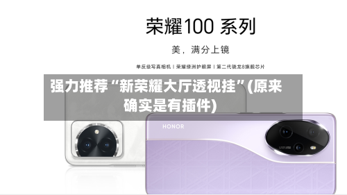 强力推荐“新荣耀大厅透视挂”(原来确实是有插件)-第3张图片