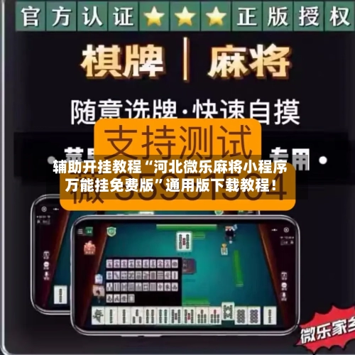 辅助开挂教程“河北微乐麻将小程序万能挂免费版”通用版下载教程！-第2张图片