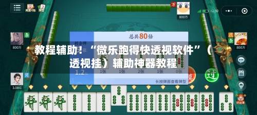 教程辅助！“微乐跑得快透视软件”（透视挂）辅助神器教程