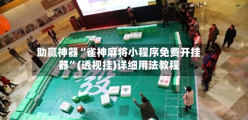 助赢神器“雀神麻将小程序免费开挂器”(透视挂)详细用法教程-第3张图片