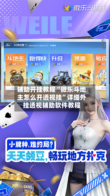 辅助开挂教程“微乐斗地主怎么开透视挂”详细外挂透视辅助软件教程-第3张图片
