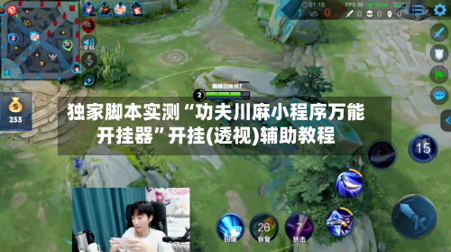 独家脚本实测“功夫川麻小程序万能开挂器”开挂(透视)辅助教程-第3张图片