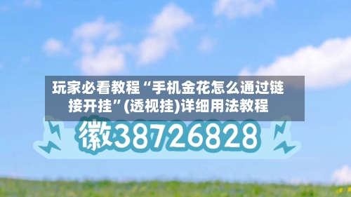 玩家必看教程“手机金花怎么通过链接开挂”(透视挂)详细用法教程-第2张图片