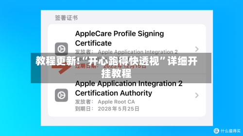 教程更新!“开心跑得快透视”详细开挂教程-第2张图片