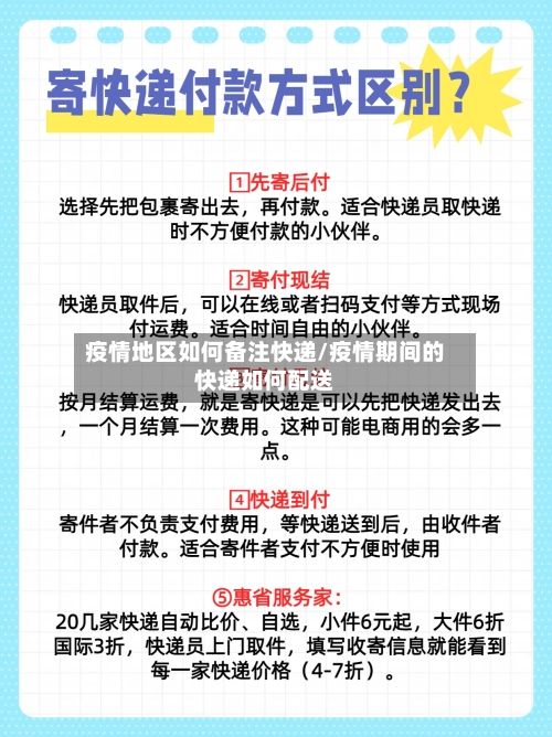 疫情地区如何备注快递/疫情期间的快递如何配送-第2张图片