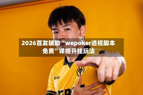 2026首发辅助“wepoker透视脚本免费”详细开挂玩法