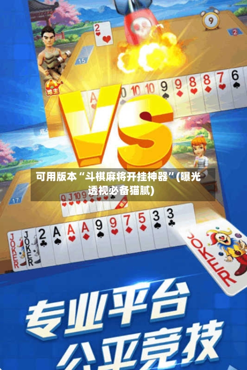 可用版本“斗棋麻将开挂神器”(曝光透视必备猫腻)-第2张图片
