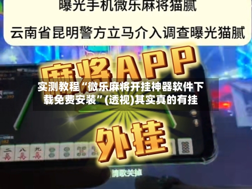 实测教程“微乐麻将开挂神器软件下载免费安装	”(透视)其实真的有挂-第3张图片