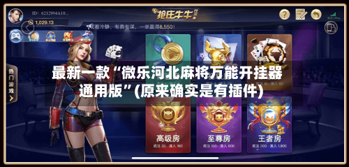 最新一款“微乐河北麻将万能开挂器通用版”(原来确实是有插件)-第2张图片