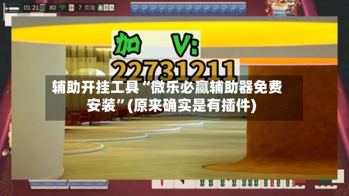 辅助开挂工具“微乐必赢辅助器免费安装”(原来确实是有插件)-第2张图片