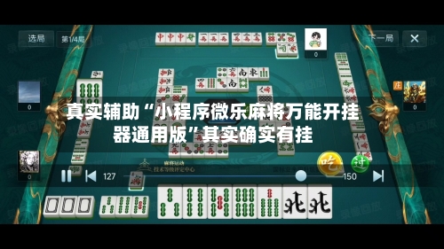 真实辅助“小程序微乐麻将万能开挂器通用版”其实确实有挂-第2张图片