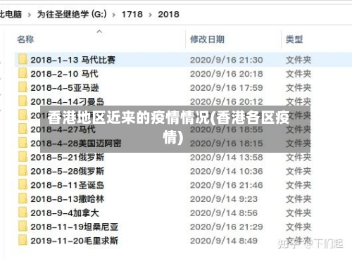 香港地区近来的疫情情况(香港各区疫情)