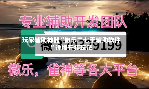 玩家辅助神器“微乐二七王辅助软件	”详细开挂玩法-第2张图片