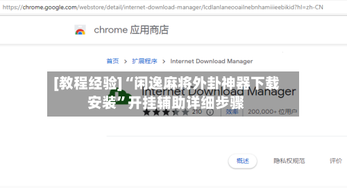[教程经验]“闲逸麻将外卦神器下载安装	”开挂辅助详细步骤-第2张图片