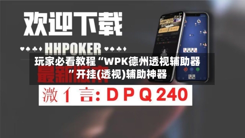 玩家必看教程“WPK德州透视辅助器”开挂(透视)辅助神器-第2张图片