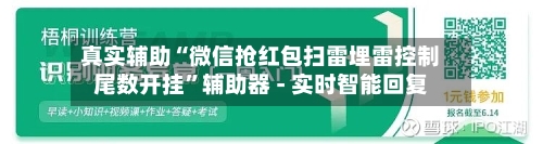 真实辅助“微信抢红包扫雷埋雷控制尾数开挂”辅助器 - 实时智能回复-第2张图片