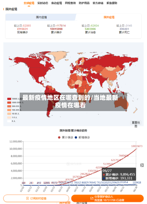 最新疫情地区在哪查到的/当地最新疫情在哪看