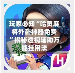 玩家必知“哈灵麻将外卦神器免费	”揭秘透视辅助万能挂用法-第2张图片
