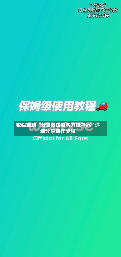 教程辅助“微信微乐麻将开挂神器	”详细分享装挂步骤-第3张图片