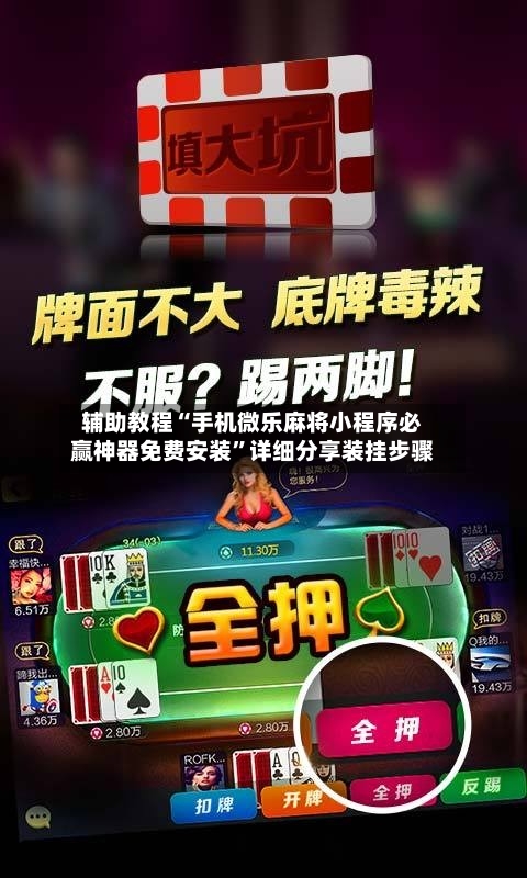 辅助教程“手机微乐麻将小程序必赢神器免费安装”详细分享装挂步骤