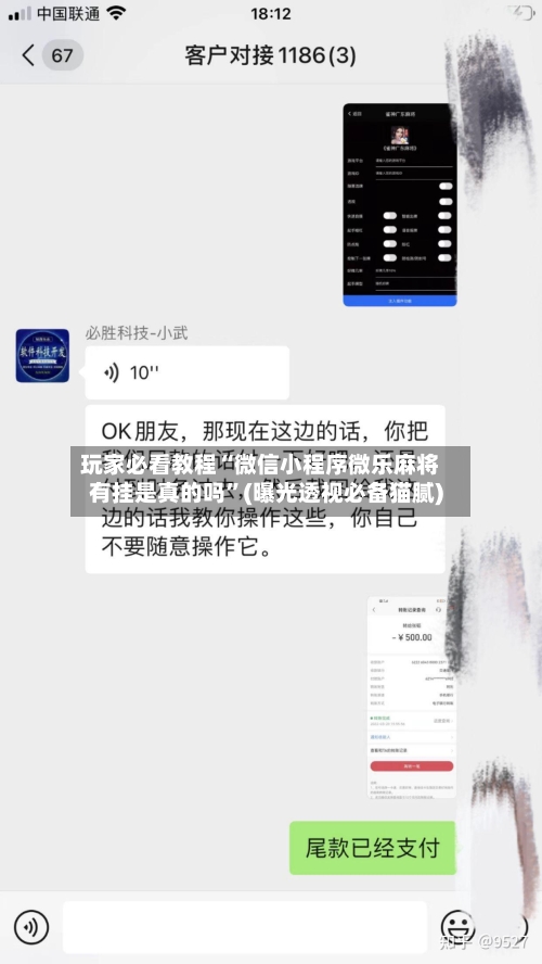 玩家必看教程“微信小程序微乐麻将有挂是真的吗	”(曝光透视必备猫腻)-第2张图片